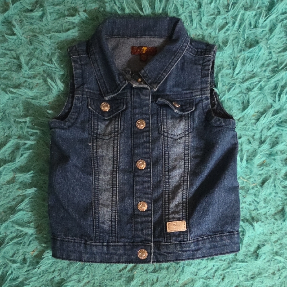 7 For All Mankind Kids Denim Vest